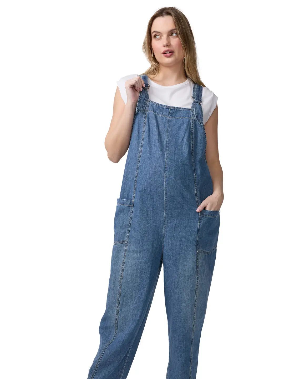Everyday Denim Maternity Overall