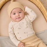 Knotted Baby Hat Butterscotch