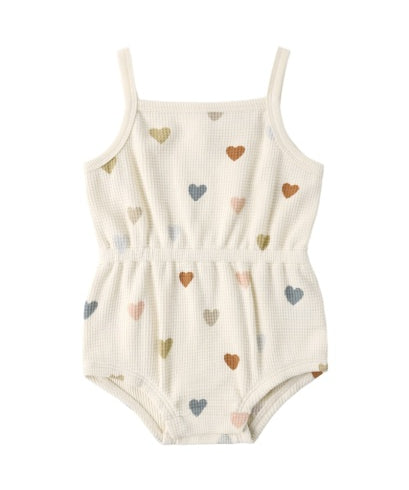 Waffle Cinch Romper