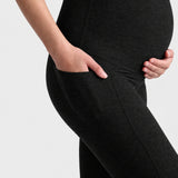 Spacedye™ Love the Bump Maternity Pocket Midi Legging, Darkest Night