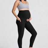 Spacedye™ Love the Bump Maternity Pocket Midi Legging, Darkest Night