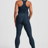 Spacedye™ Love the Bump Maternity Pocket Midi Leggingi, Navy