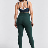 Beyond Yoga Spacedye Love the Bump Midi Maternity Legging, Ivy, back view
