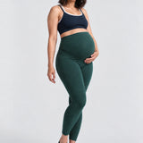 Beyond Yoga Spacedye Love the Bump Midi Maternity Legging, Ivy, front view