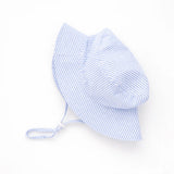 Hug Bucket Hat UPF50, Blue Seersucker
