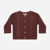 Knit Cardigan Black Cherry