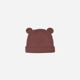 Baby Bear Beanie Black Cherry