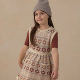 Violette Sweater Dress Flower Fair Isle