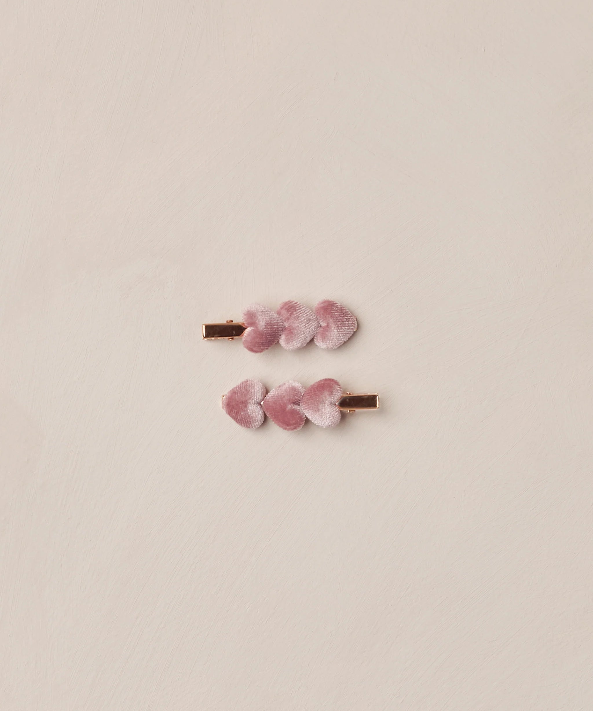 Velvet Heart Clips