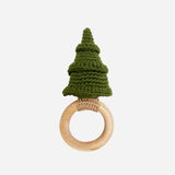 Crochet Rattle Teether - Tree