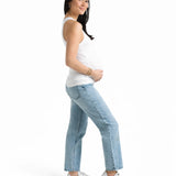 Maternity 28" Dad Jean with Bellyband