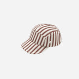 Baby Cap Black Cherry Pinstripe