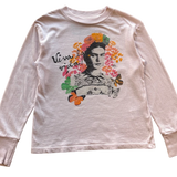 Frida Kahlo Viva La Vida Long Sleeve Tee