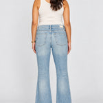 DL1961 Desi Boot Maternity Jeans, Fountain, back view