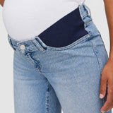 DL1961 Desi Boot Maternity Jeans, Fountain, detail view