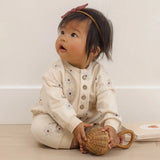 Relaxed Fleece Jumpsuit Blue Daisy