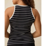 Ribbed Bamboo Racerback Nursing Tank