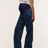 Straight Leg Overbelly Maternity Jeans
