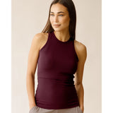 Ribbed Bamboo Racerback Nursing Tank