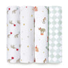 Essentials Cotton Muslin Swaddles 4 Pack