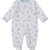 Kissy Snow Penguins Zip Footie