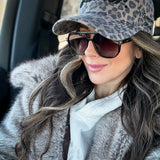 Strong As A Mother®  Leopard Canvas Hat