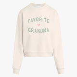 Favorite Grandma Heart Logo Sweatshirt