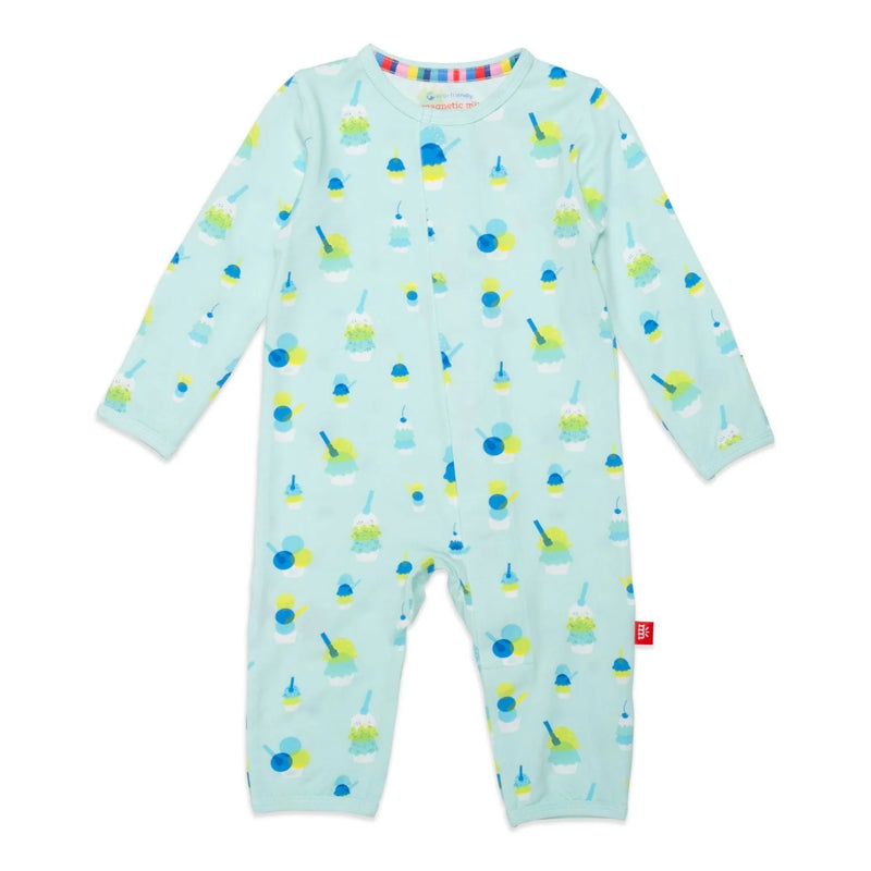 Green Sundae Funday Modal Magnetic Coverall