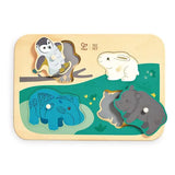 Animal Friends Wooden Peg Puzzle