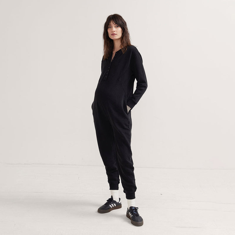 The Adalyn Jumpsuit- Washed Black
