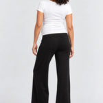Hatch Softsculpt Knit Crop Pant, Black, back view