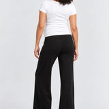 Hatch Softsculpt Knit Crop Pant, Black, back view