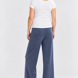 Hatch The Cloudease Travel Over Under Pant, Slate Blue, back view