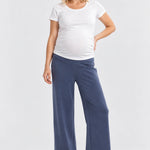 Hatch The Cloudease Travel Over Under Pant, Slate Blue, front view