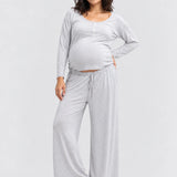 Hatch The Softluxe Pant, Grey Melange, front view