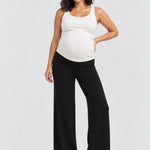 Hatch The Softsculpt Knit Celeste Pant, Black, front view