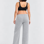 Hatch The Zoey Pant, Grey Melange, back view