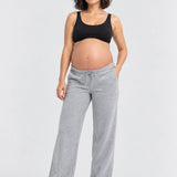 Hatch The Zoey Pant, Grey Melange, front view