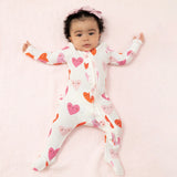 2 Way Ruffle Zipper Footie