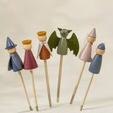 Set of 6 Wooden Puppets