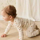 Organic Cotton Reese Zip Onepiece