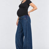 Joe's Jeans The Lou Lou Maternity Low Rise Wide Leg Jean, Rendezvous, side view