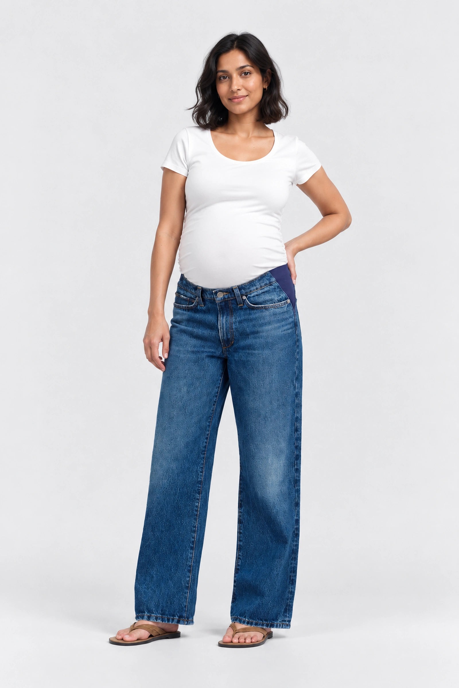 Joe's Jeans The Ryan Maternity Low Slung Baggy Jean, Pinnacle, front view