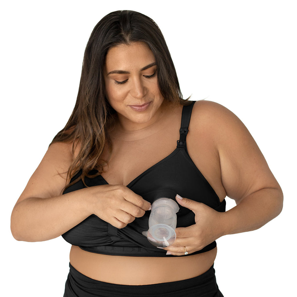 Kindred Bravely Sublime Hands-Free Pumping & Nursing Sports Bra - Ombre  Purple, Small-Busty