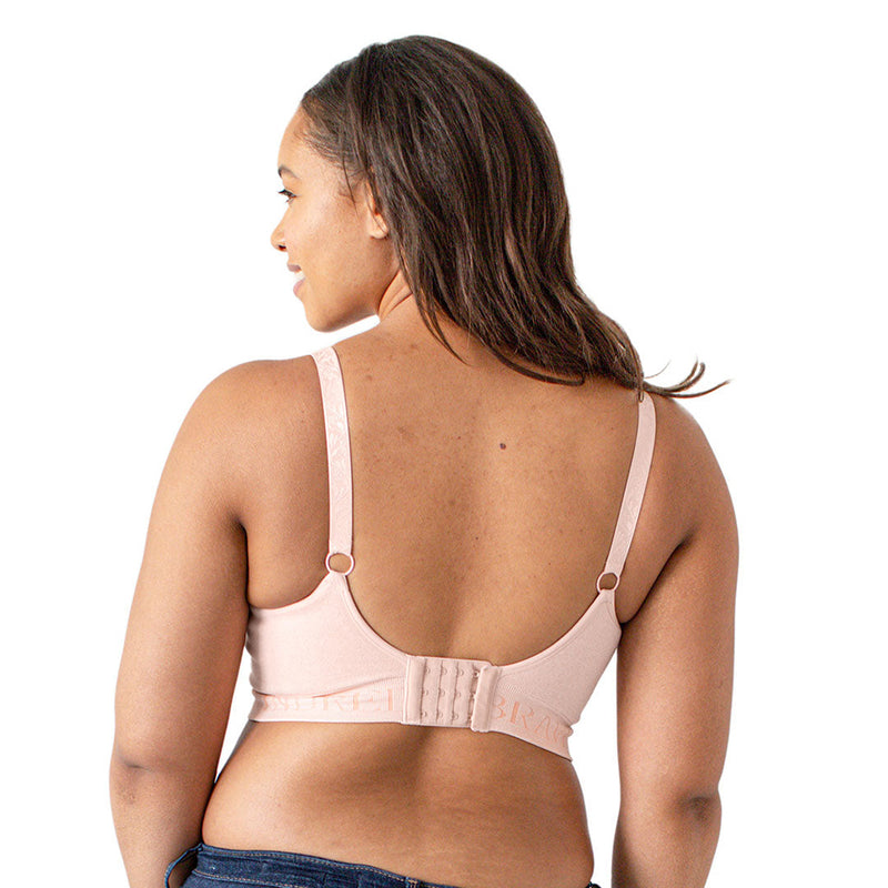 Simple Wishes Pumping and Nursing Bra in One with Fixed Padding