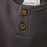 Long-Sleeve Ribbed Bodysuit