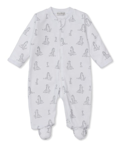Giraffe Grace Zip Footie