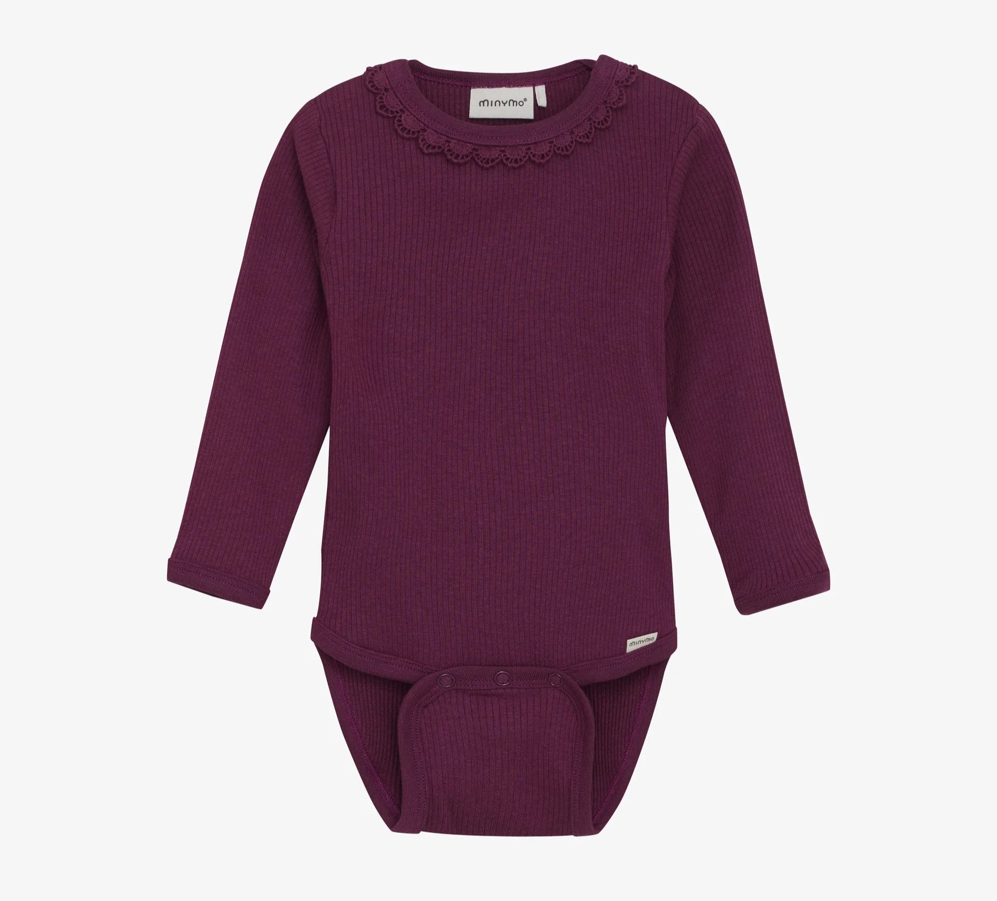 Long-Sleeve Ribbed Bodysuit