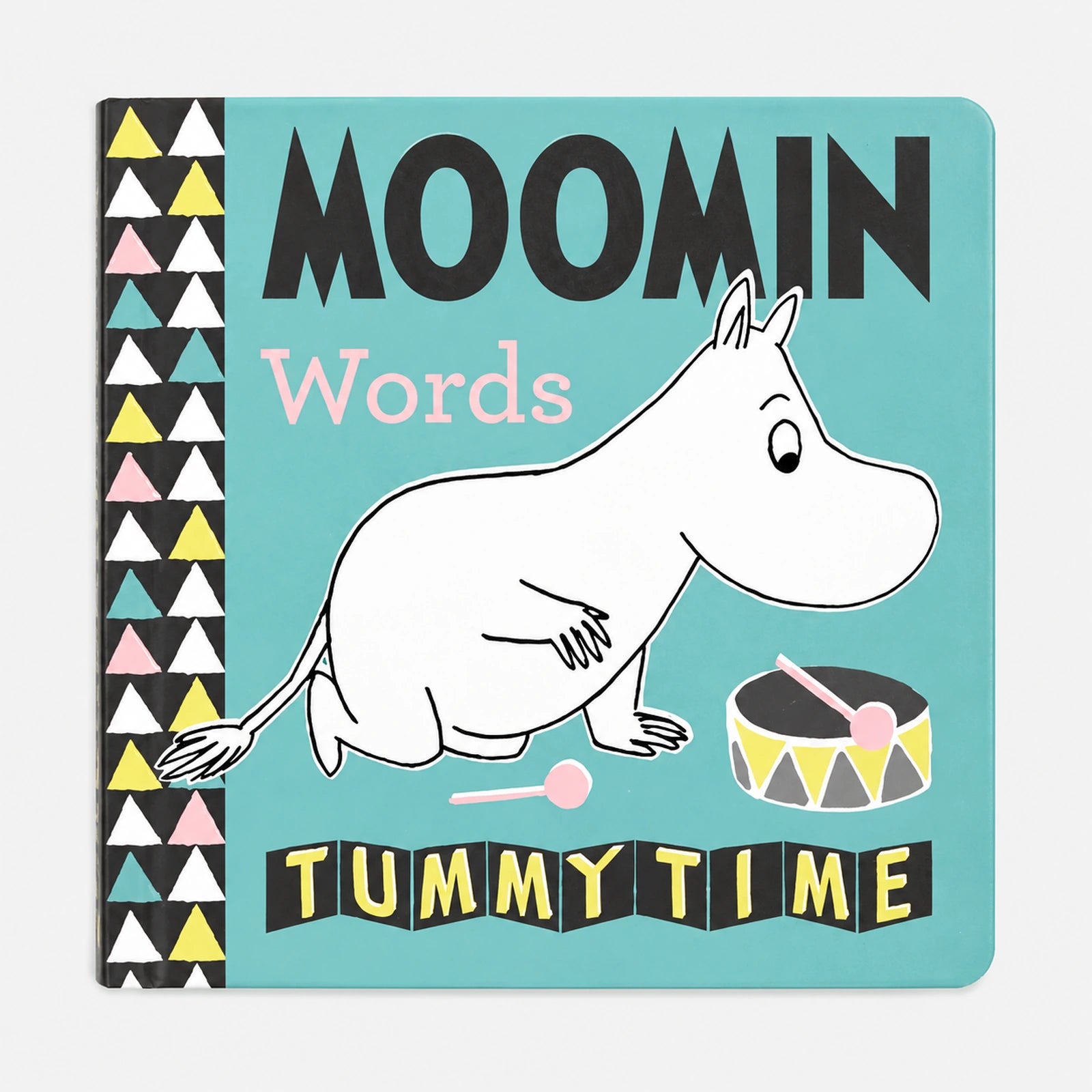 Moomin Baby: Words Tummy Time Concertina Book — front view
