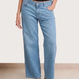 Slouch Under-Bump Relaxed Jeans